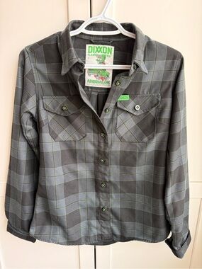 Dixxon Flannel Company “Adrenaline” Women’s Plaid Flannel Size Small